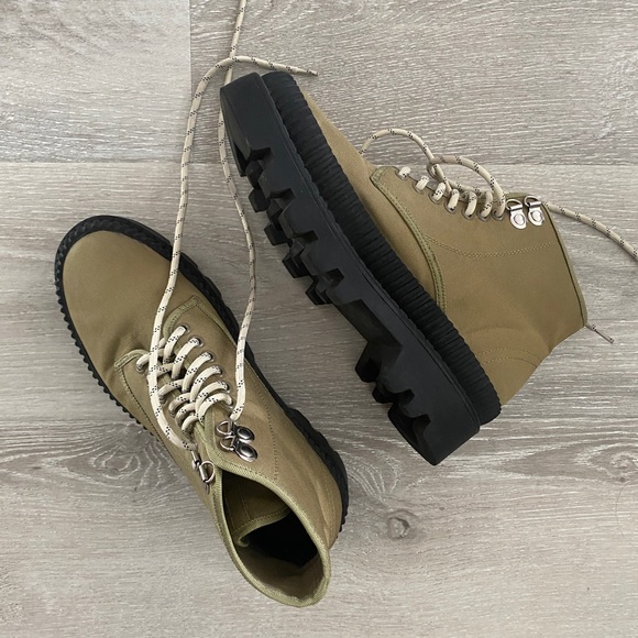 Anthropologie Silent D Green Booties - Picture 2 of 12